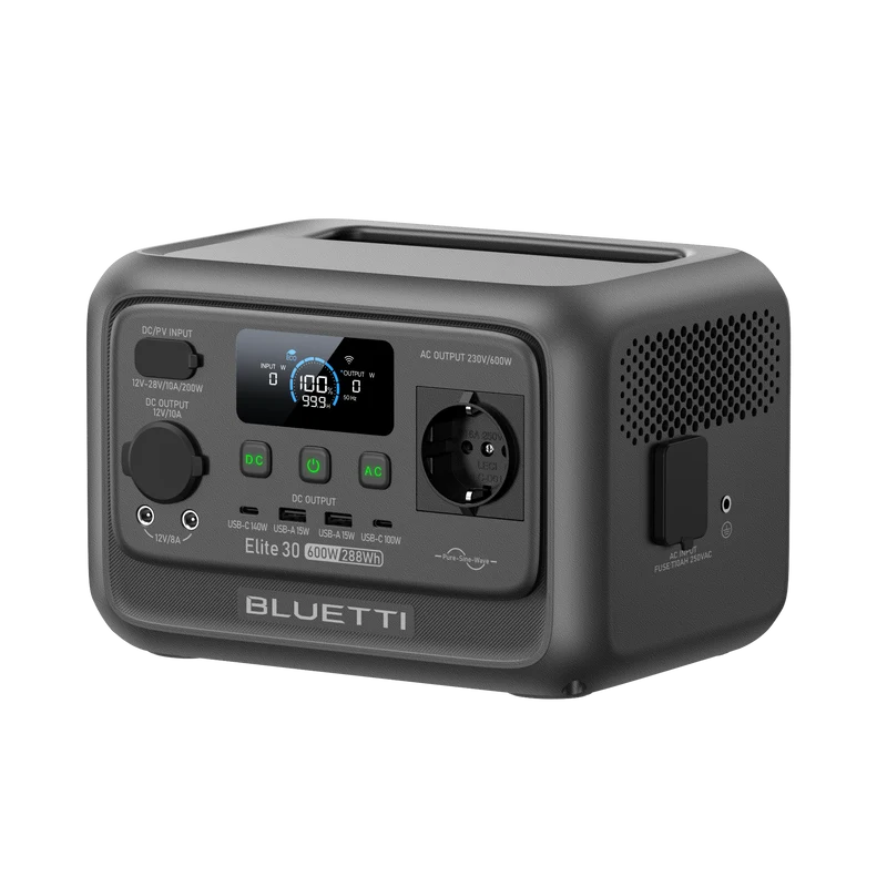BLUETTI Elite 30 V2 Портативна Електростанція | 600 Вт 288 Вт·год (Ukraine)