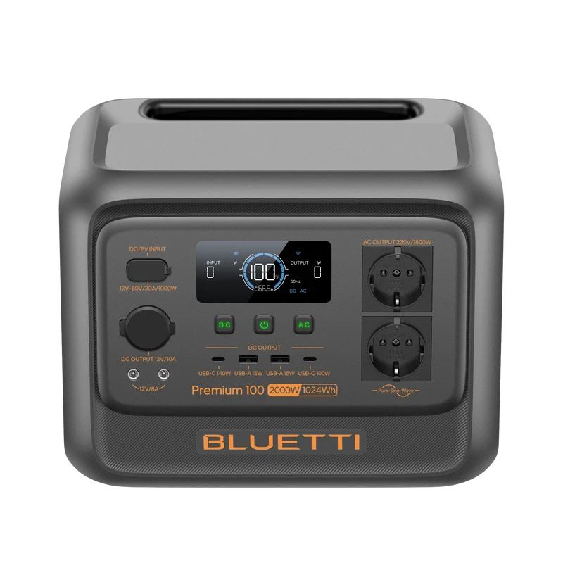 BLUETTI Premium 100 V2 Portable Power Station | 2.000W 1.024Wh