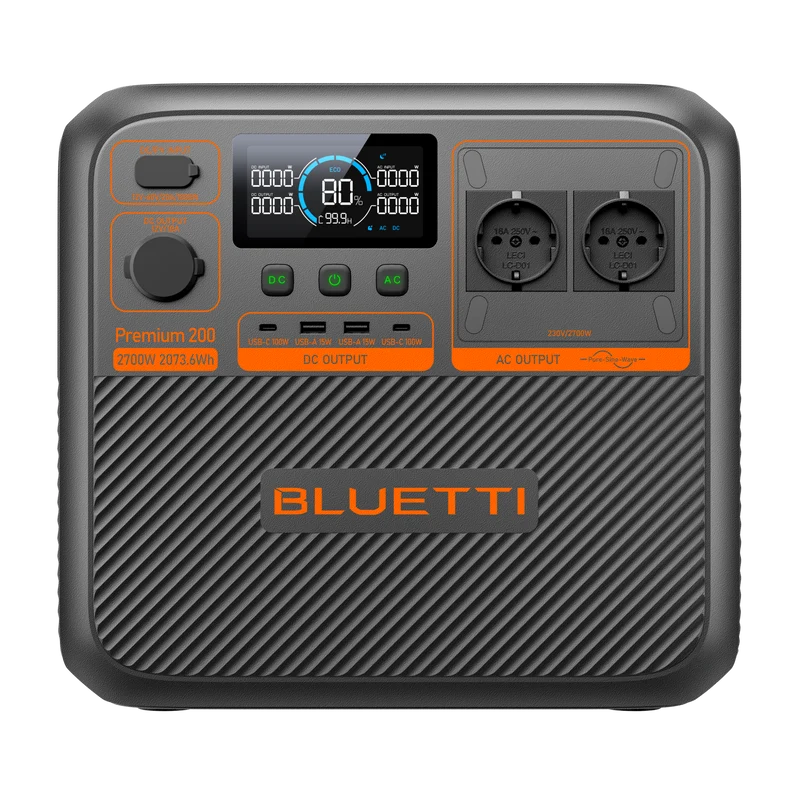 BLUETTI Premium 200 V2 Portable Power Station | 2.700W 2.073,6Wh