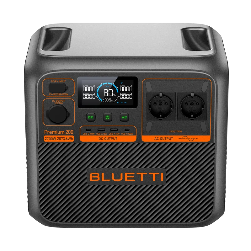 BLUETTI Premium 200 V2 Portable Power Station | 2.700W 2.073,6Wh