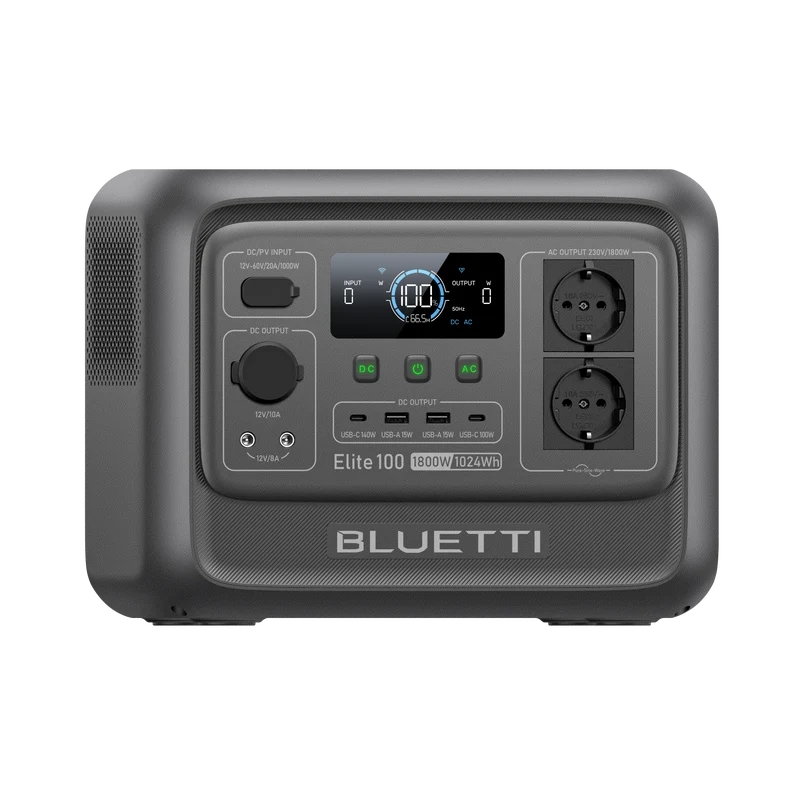 BLUETTI Elite 100 V2 Портативна Електростанція | 1800 Вт 1024 Вт·год (Ukraine)
