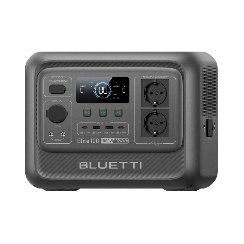 BLUETTI Elite 100 V2 Портативна Електростанція | 1800 Вт 1024 Вт·год (Ukraine)