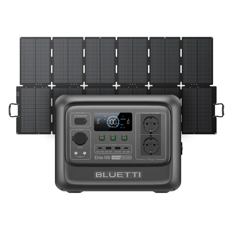BLUETTI Elite 100 V2 Портативна Електростанція | 1800 Вт 1024 Вт·год (Ukraine)