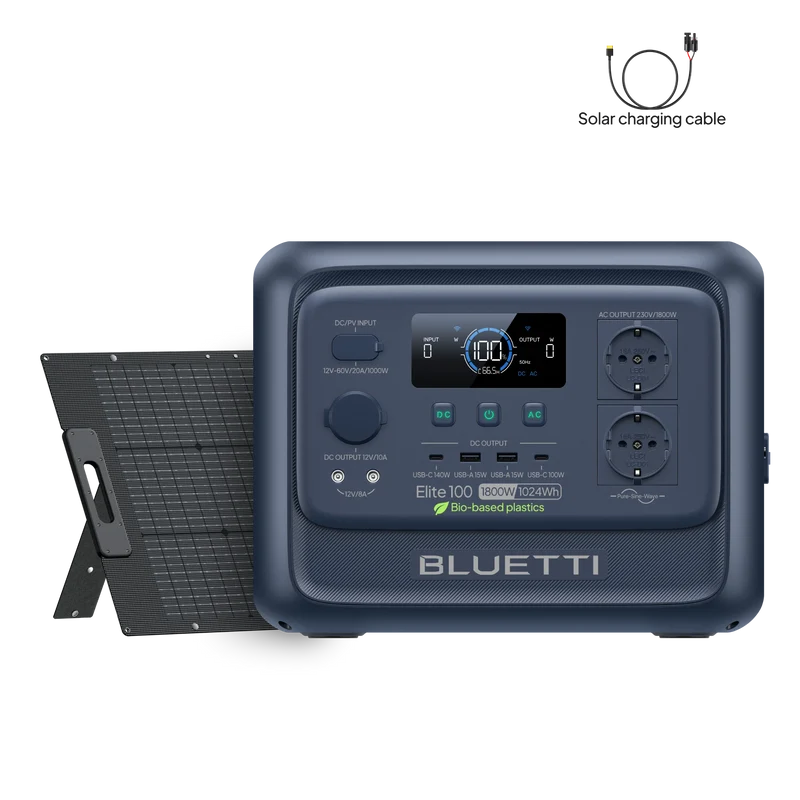 BLUETTI Elite 100 V2 Портативна Електростанція | 1800 Вт 1024 Вт·год (Ukraine)