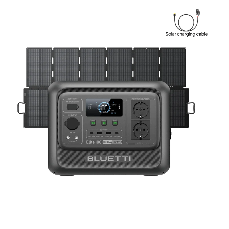 BLUETTI Elite 100 V2 Портативна Електростанція | 1800 Вт 1024 Вт·год (Ukraine)