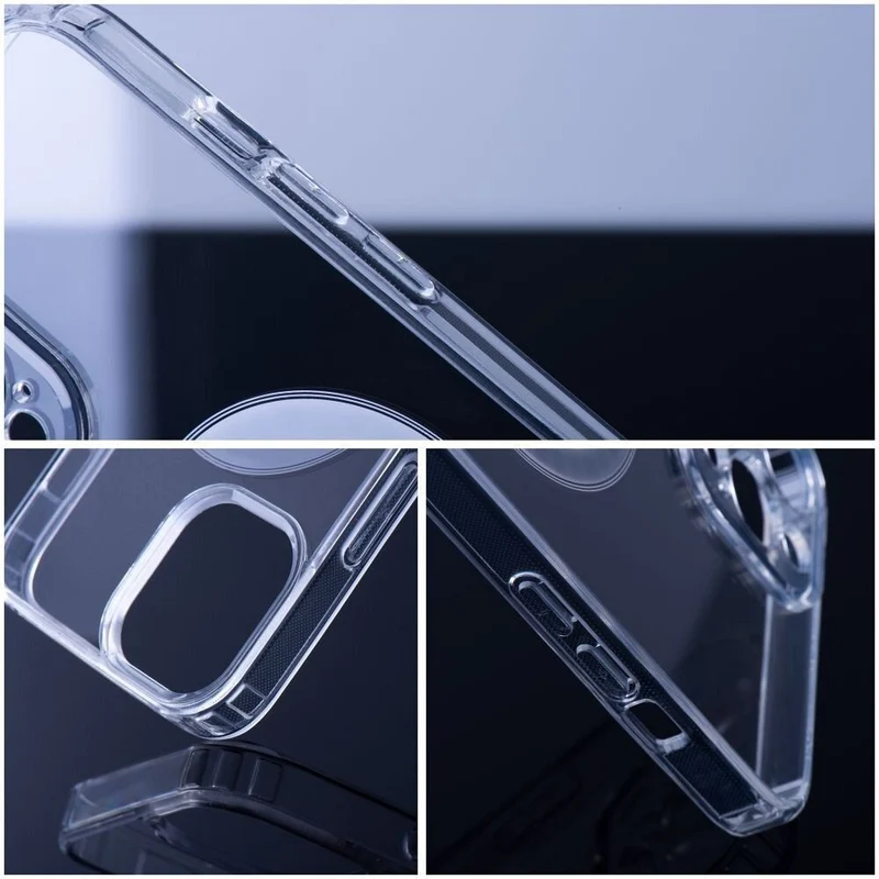 CLEAR MAG COVER mit Kameraschutz kompatibel mit MagSafe für iPhone 17 Air