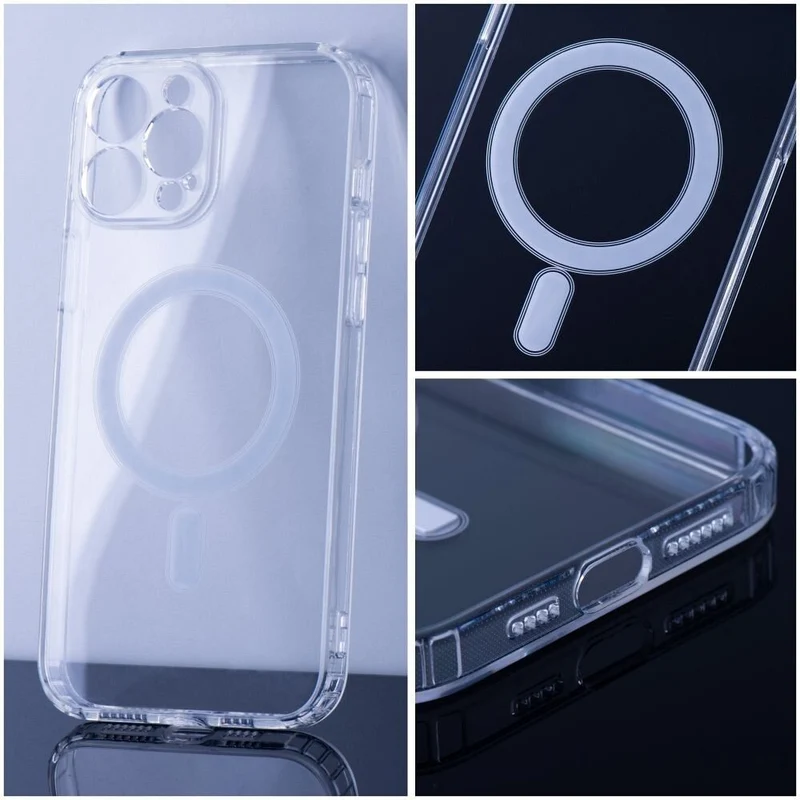 CLEAR MAG COVER mit Kameraschutz kompatibel mit MagSafe für iPhone 17 Pro