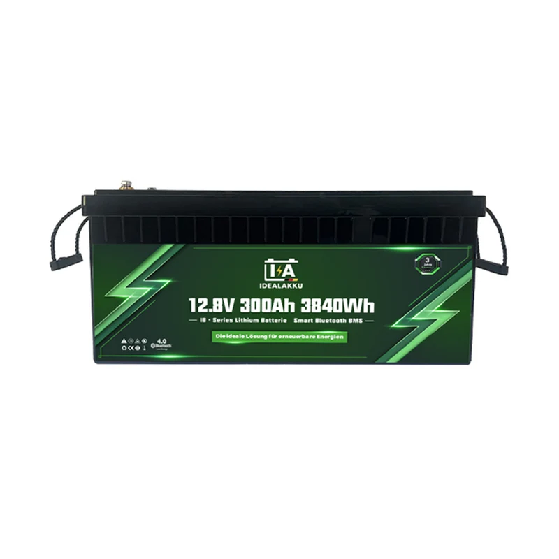 Batterie Lithium LiFePO4 12.8V 300Ah Bluetooth IB-12-300 – Remplacement AGM Gel