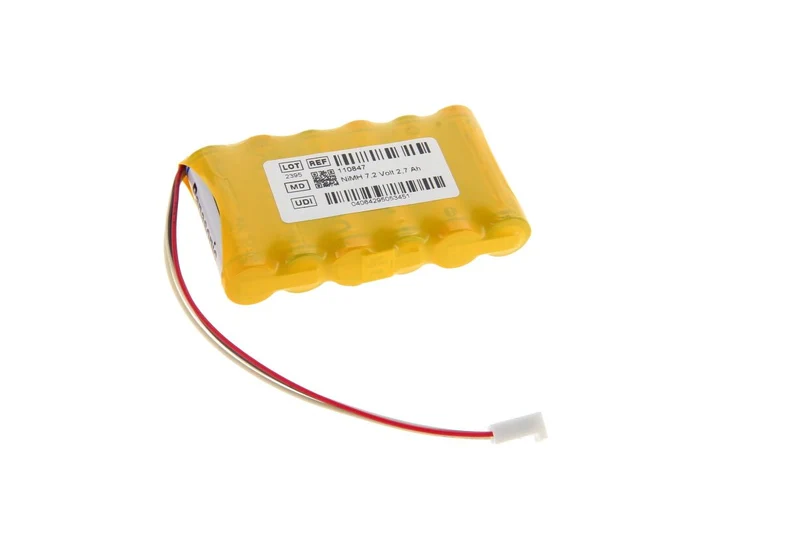 AKKUmed NiMH Akku passend für Rigel Uni-Sim Vital Signs Simulator - 7,2 V 2700mAh 89x57x15,5 mm
