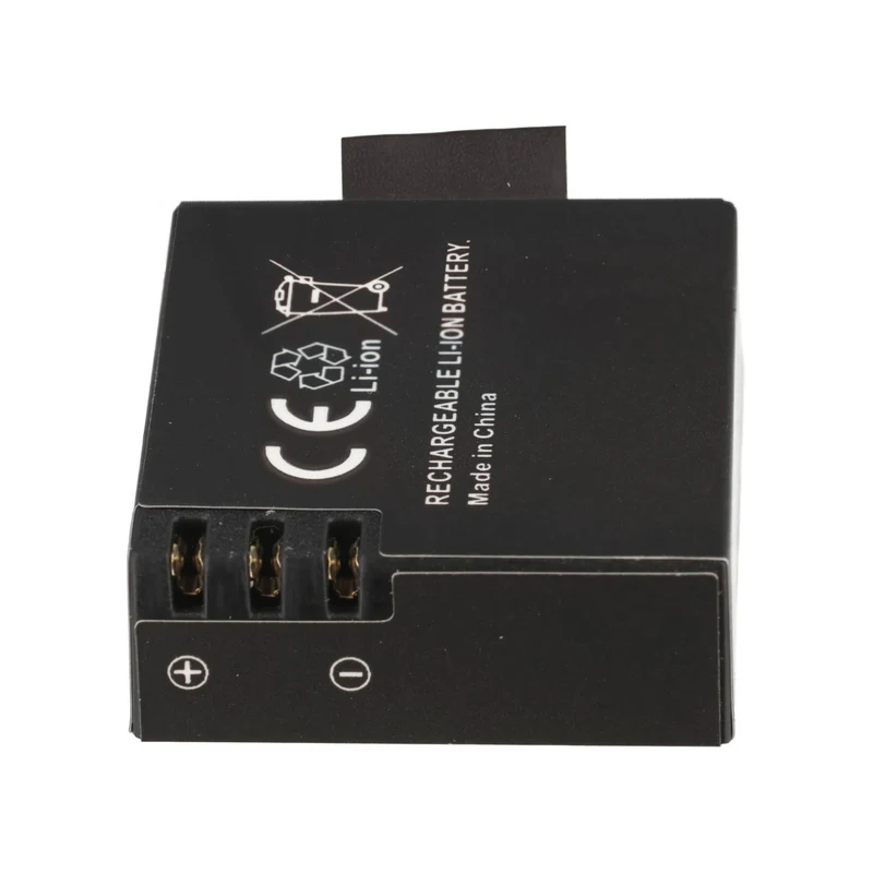 AccuCell Akku passend für Action-Cam SJ4000, SJ5000, S1050, BR-01, PG1050, S009, GIT-LB101, 33,3 x 29,8 x 11,1mm
