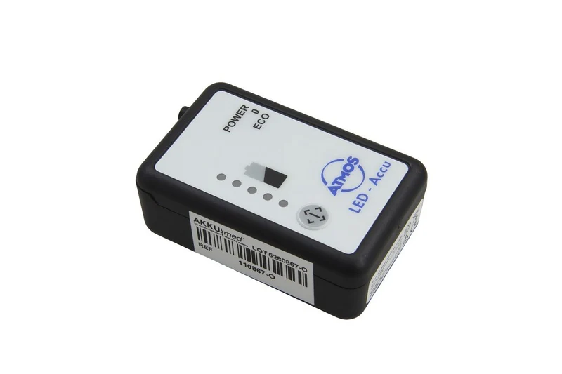 Atmos Original Li-Ion Akku für Atmos LS 21 LED Lichtgriff HL21 LED Stirnleuchte - 3,7 V 1800mAh 78x47x34 mm