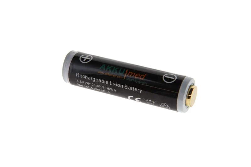 AKKUmed Li ION Akku Welch Allyn Blutdruckmesser ProBP 3400, Connex 719028-2, BATT11, 411646 - 3,6 V 2600mAh 72x19 mm