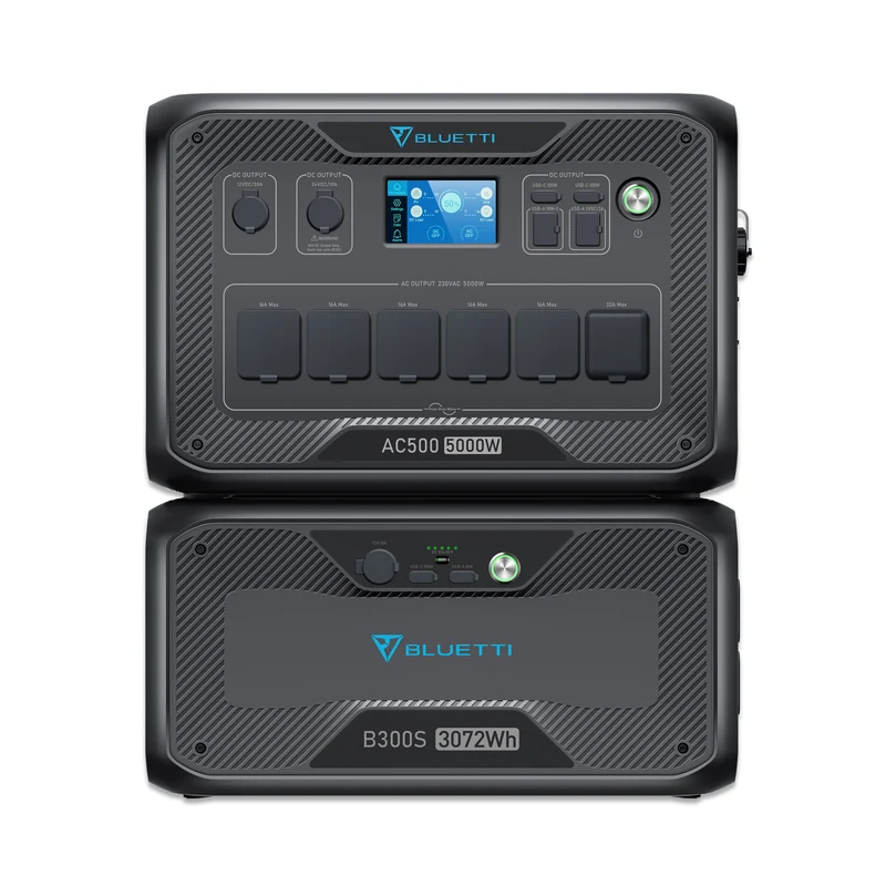 BLUETTI AC500 + B300K Home Battery Backup