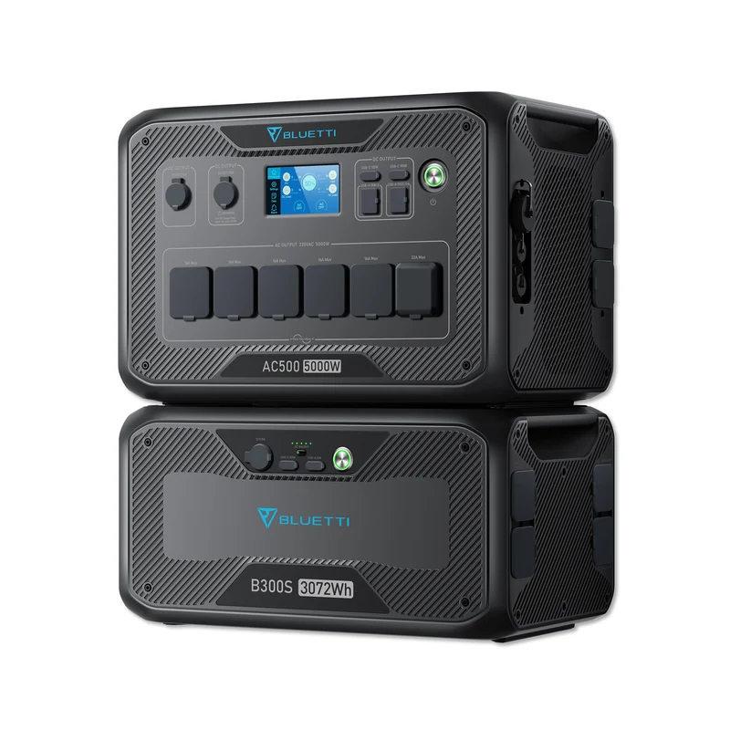 BLUETTI AC500 + B300K Home Battery Backup