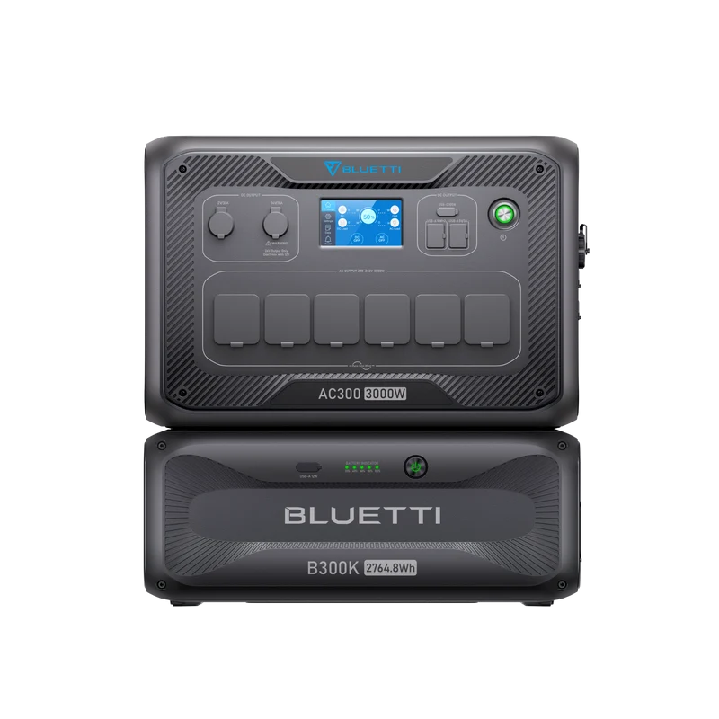 BLUETTI AC300+B300K+350W Solar Generator Kit