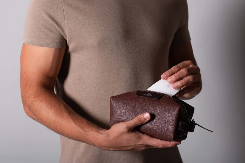 Leather Carry All Pouch