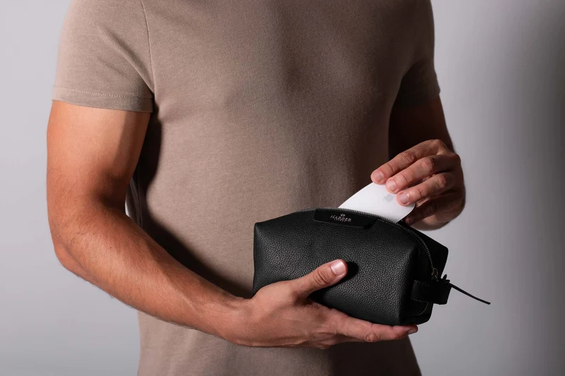 Leather Carry All Pouch