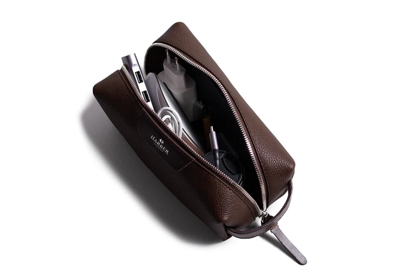 Leather Carry All Pouch
