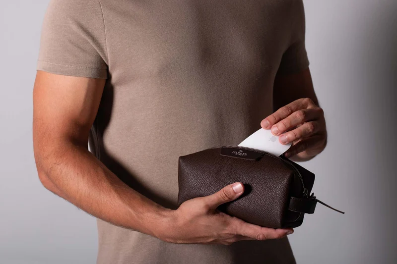 Leather Carry All Pouch