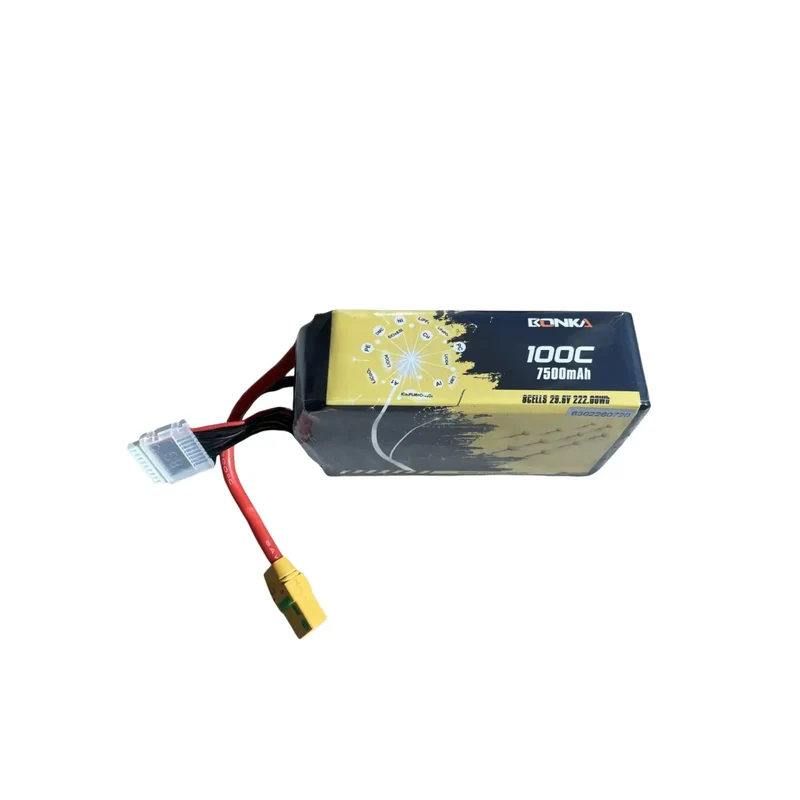 Bonka Lipo Akku 7500mAh 100C 29,6V XT90 Antiblitz