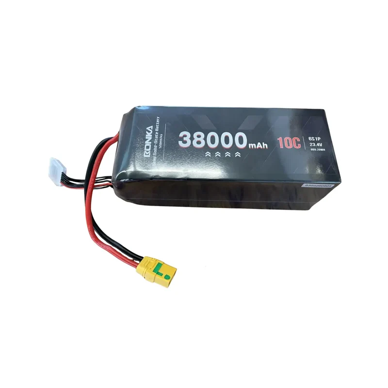 Bonka Semi-Solid-State Lipo Akku HV 38.000mAh 26,4V Ladeschlussspannung 5C/10C MULTICOPTER XT90AB