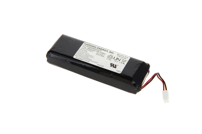 Nonin Original Li Ion Akku passend für Nonin LifeSense Monitor (neues Model) Ref. 9810-001 - 7,4 V 3800 mAh 99,5x33,6x18,8 mm
