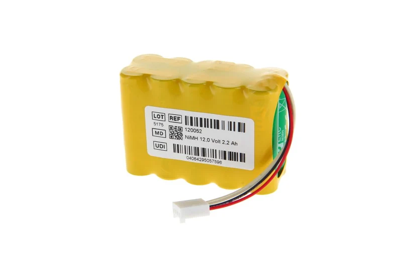 AKKUmed NiMH Akku passend für Delfi Medical PTS II - 12 V 2200mAh 75x30x50 mm