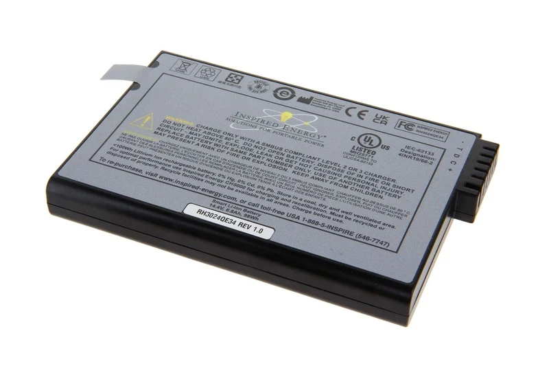 AKKUmed Li Ion Akku passend für BK Medical Flex Focus 400, 500, 800 Monitor - 14,4 V 6800mAh 164x107,5x21,5 mm
