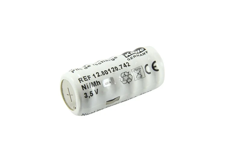 KaWe Original NiMH Akku KaWe Typ 28970 Ref 12.80120.742 - 3,5 V 1000mAh 55x23 mm