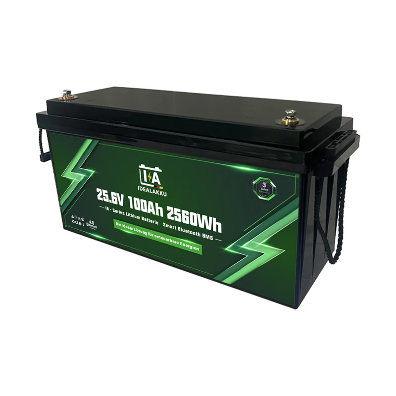 Batterie LiFePO4 IDEALAKKU IB-24-100 25.6V 100Ah Bluetooth