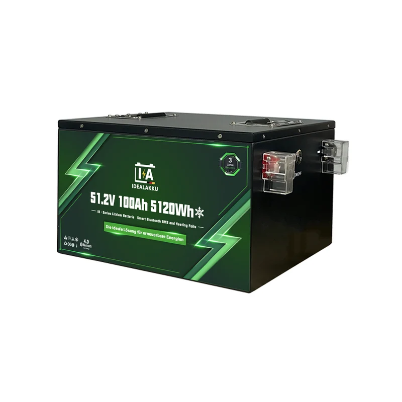 Batterie Lithium LiFePO4 48V 100Ah IDEALAKKU IB-48-100H – Remplacement AGM / Gel 5120Wh