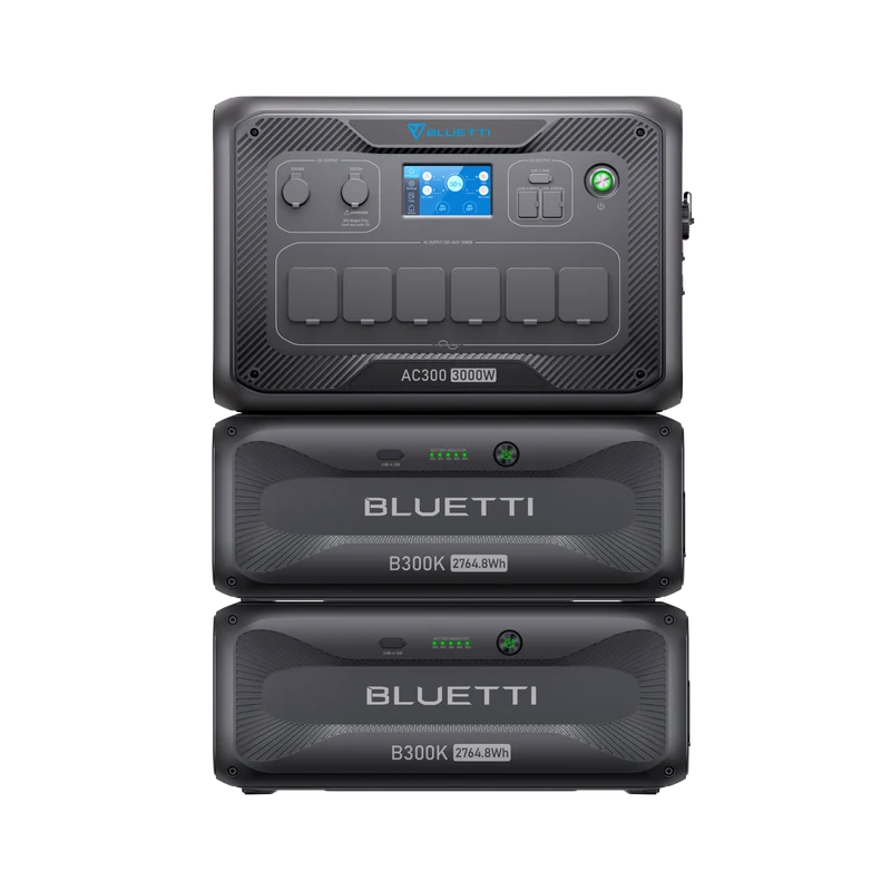 BLUETTI AC300+B300K Home Battery Backup | 3.000W 2.764,8Wh