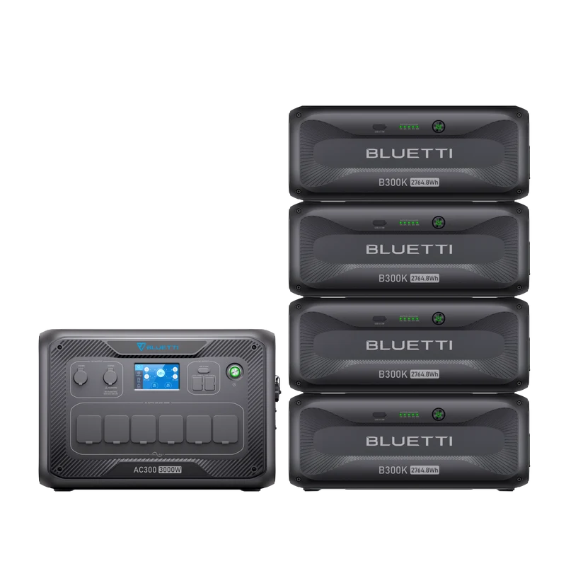 BLUETTI AC300+B300K Home Battery Backup | 3.000W 2.764,8Wh