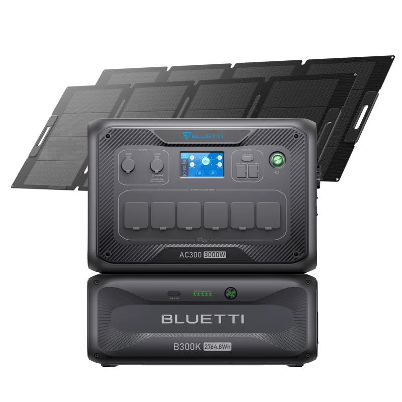 BLUETTI AC300+B300K Home Battery Backup | 3.000W 2.764,8Wh