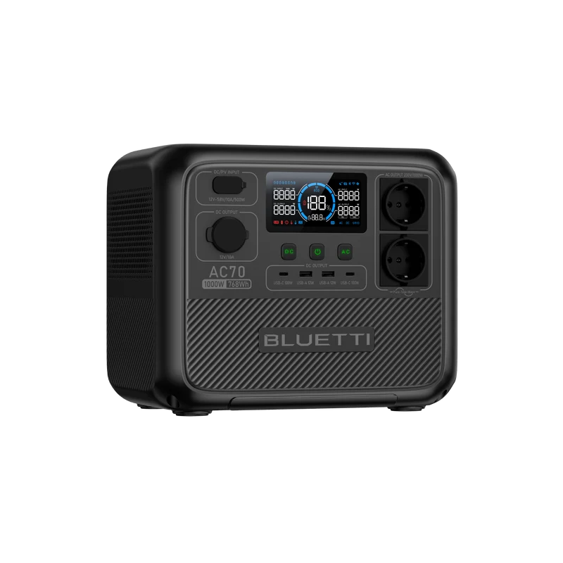 BLUETTI AC70 Портативна Електростанція | 1000 Вт 768 Вт·год (Ukraine)
