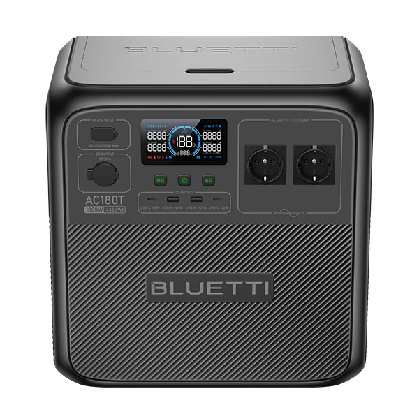 BLUETTI AC180T Solar Portable Power Station | 1.800W 1.433Wh