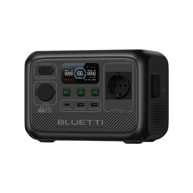 BLUETTI AC2A Portable Power Station | 300W 204,8Wh