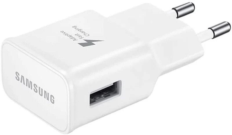 Original Samsung EP-TA200 Schnellladegerät + USB-C Ladekabel 1m - Schwarz/Weiß