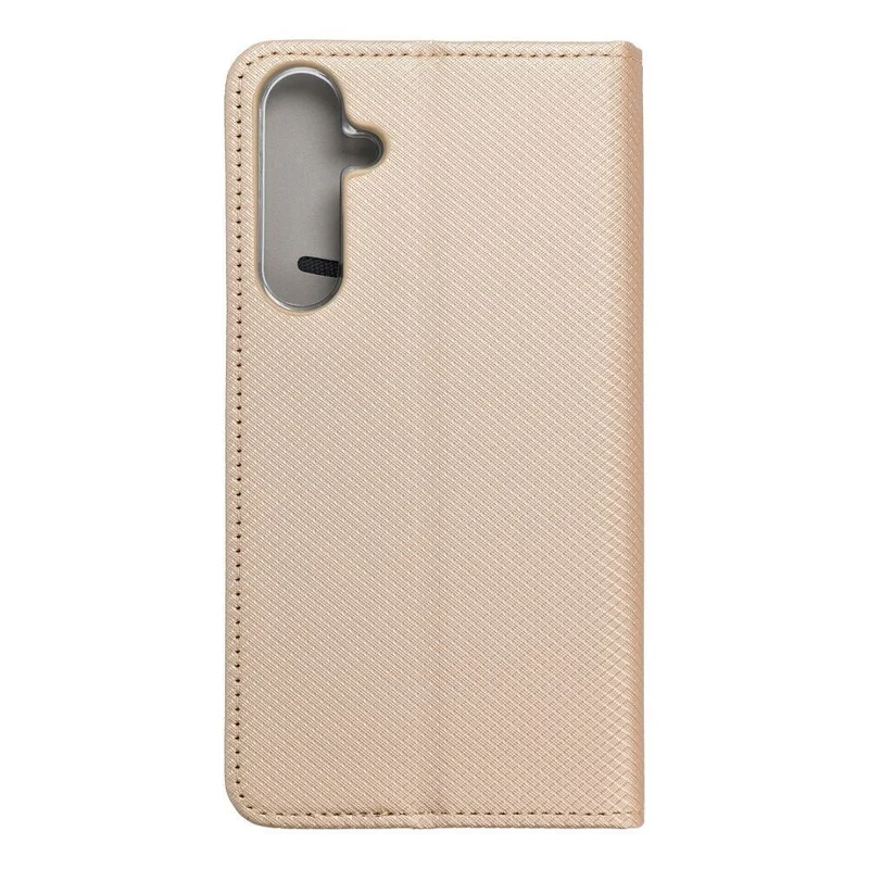 Book-Tasche für Samsung Galaxy A15 - Schutzhülle mit Magnetverschluss - Gold