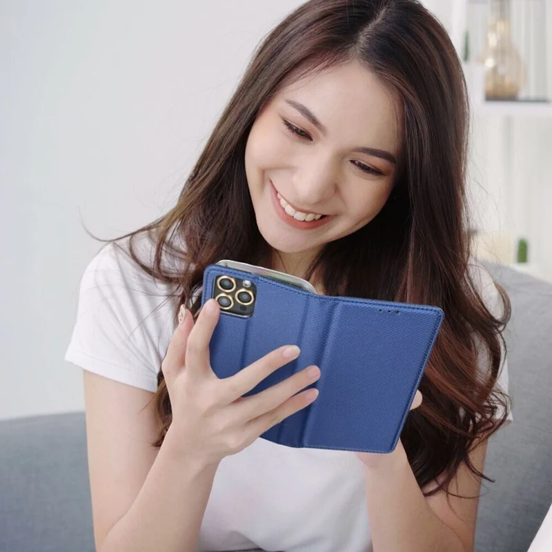 Book-Tasche für Samsung Galaxy A15 - Schutzhülle mit Magnetverschluss - Blau