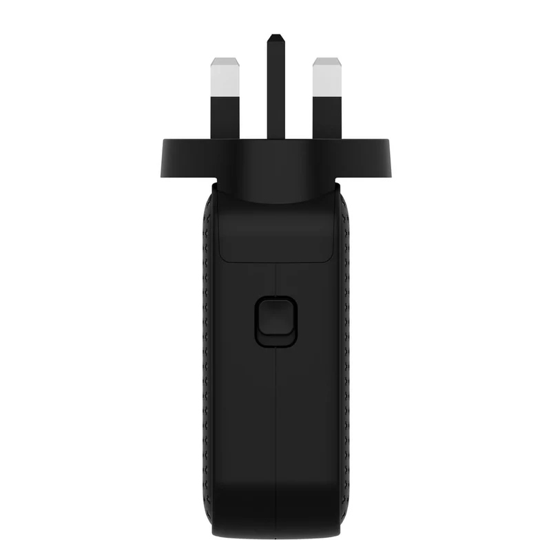 HyperJuice® 145 W USB-C GaN-Reiseladegerät mit 4 Anschlüssen, sicherheitsgeprüft – Schwarz