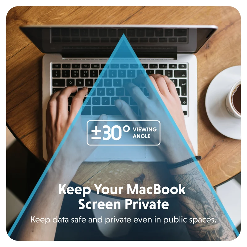 HyperShield Magnetische Sichtschutzfolie für MacBook Air 15"