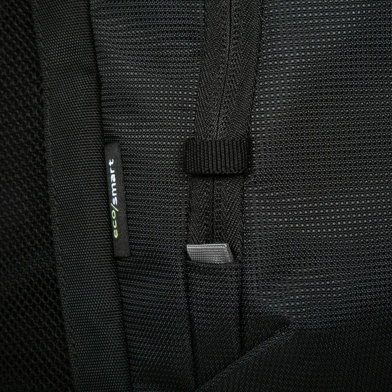 15-16" Klassischer EcoSmart® Rucksack - Schwarz
