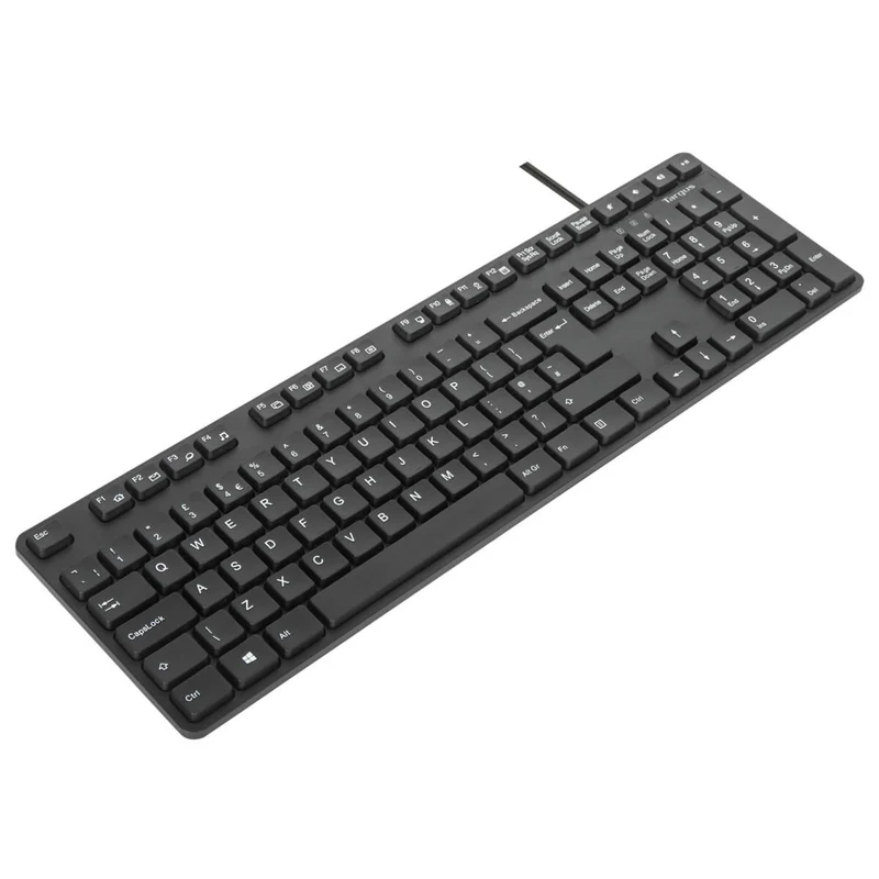 Kabelgebundene Tastatur-Maus-Kombination in voller Größe (UK)