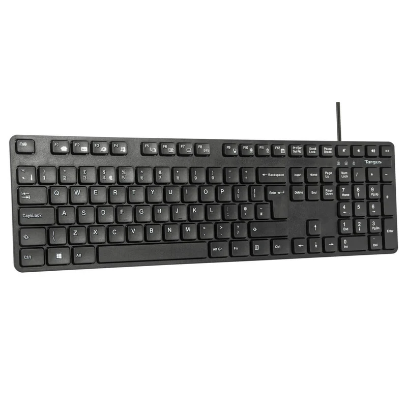 Kabelgebundene Tastatur-Maus-Kombination in voller Größe (UK)