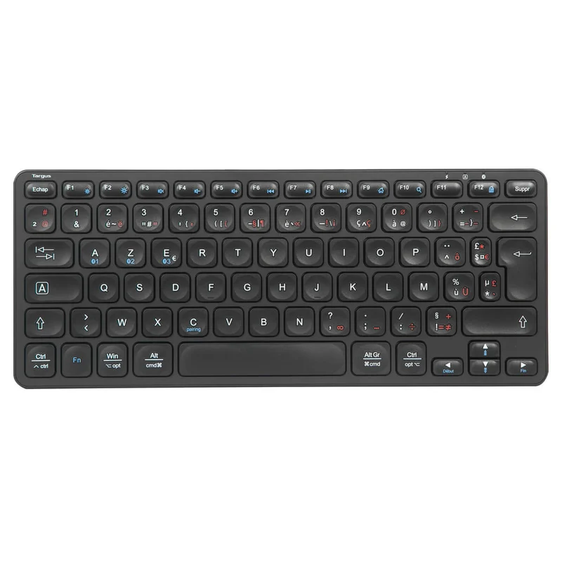Kompakte antimikrobielle Multi-Geräte-Bluetooth®-Tastatur (FR)