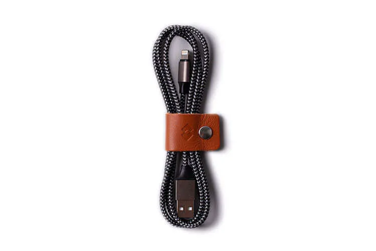 Leather Cable Ties - Pack Organiser