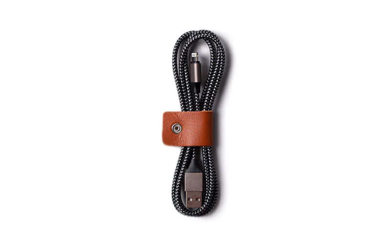 Leather Cable Ties - Pack Organiser