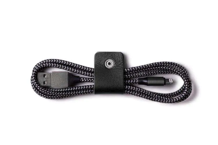 Leather Cable Ties - Pack Organiser