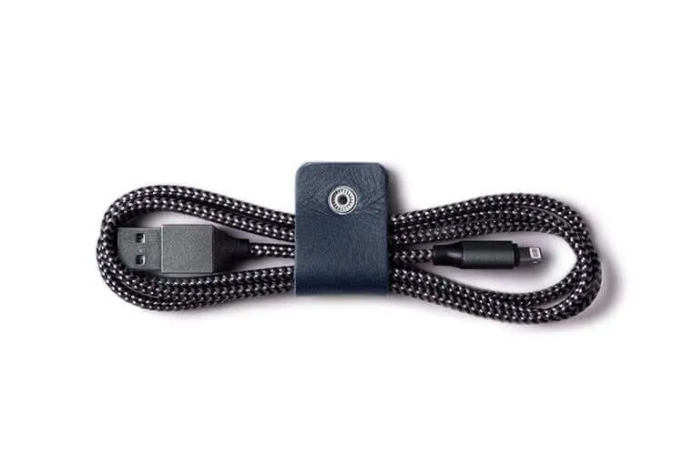 Leather Cable Ties - Pack Organiser